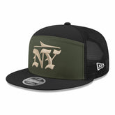New York Jets New Era 2025 Rivalries Collection Team Split Panel 9FIFTY Snapback Hat - Gotham Green - NFL