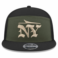 New York Jets New Era 2025 Rivalries Collection Team Split Panel 9FIFTY Snapback Hat - Gotham Green - NFL
