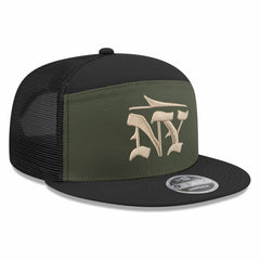 New York Jets New Era 2025 Rivalries Collection Team Split Panel 9FIFTY Snapback Hat - Gotham Green - NFL