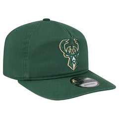 New Era Milwaukee Bucks Cotton 19TWENTY Adjustable Hat Hunter Green