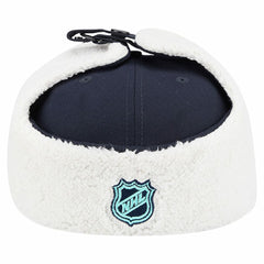 Seattle Kraken New Era Injection Dog Ear Classic Fitted Hat - Deep Sea Blue | New Era discount