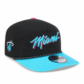 New Era Miami Heat 2025/26 City Edition 19TWENTY Adjustable Hat Black/Turquoise
