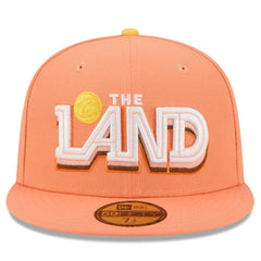 New Era Cleveland Cavaliers 2025/26 City Edition 59FIFTY Fitted Hat Orange