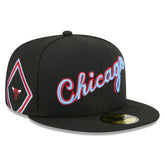 New Era Chicago Bulls 2025/26 City Edition 59FIFTY Fitted Hat Black