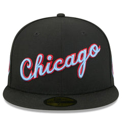 New Era Chicago Bulls 2025/26 City Edition 59FIFTY Fitted Hat Black