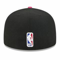 New Era Miami Heat 2025/26 City Edition 59FIFTY Fitted Hat Black/Turquoise
