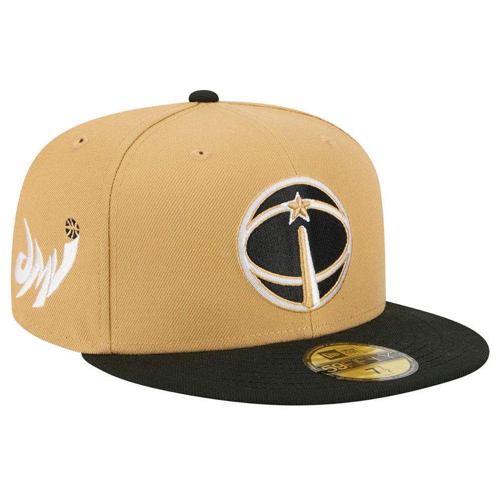 New Era Washington Wizards 2025/26 City Edition 59FIFTY Fitted Hat Gold/Black