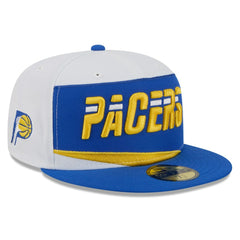 New Era Indiana Pacers 2025/26 City Edition 59FIFTY Fitted Hat White/Blue