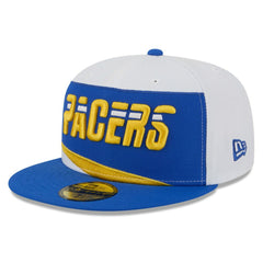 New Era Indiana Pacers 2025/26 City Edition 59FIFTY Fitted Hat White/Blue
