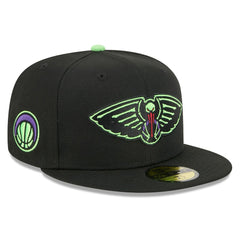 New Era New Orleans Pelicans 2025/26 City Edition 59FIFTY Fitted Hat Black
