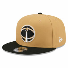 New Era Washington Wizards 2025/26 City Edition 9FIFTY Snapback Hat Gold/Black