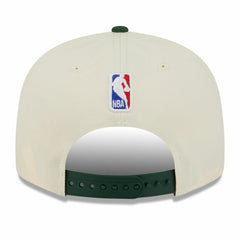 New Era Milwaukee Bucks 2025/26 City Edition 9FIFTY Snapback Hat Tan/Hunter Green