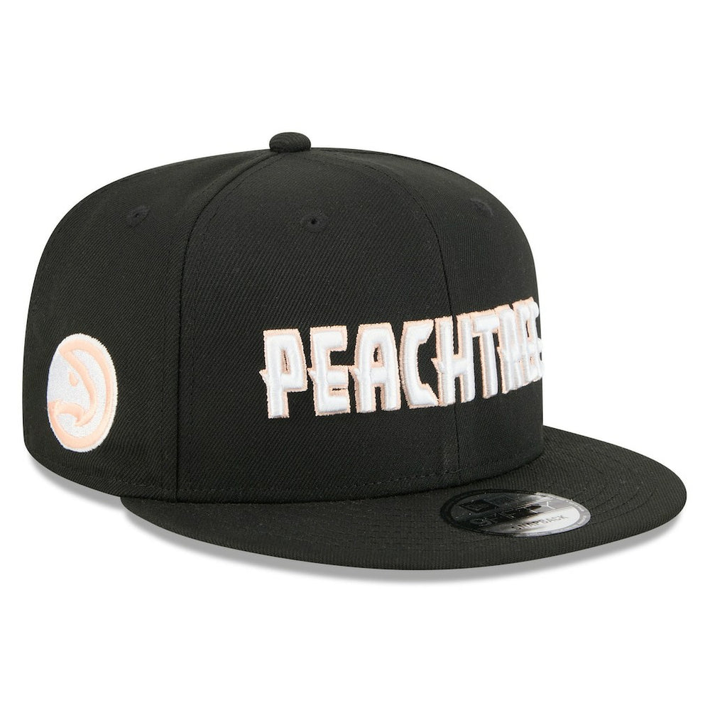 New Era Atlanta Hawks 2025/26 City Edition 9FIFTY Snapback Hat Black