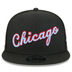 New Era Chicago Bulls 2025/26 City Edition 9FIFTY Snapback Hat Black