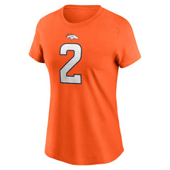 Patrick Surtain II Denver Broncos Women's Player Name & Number T-Shirt - Orange - Nike