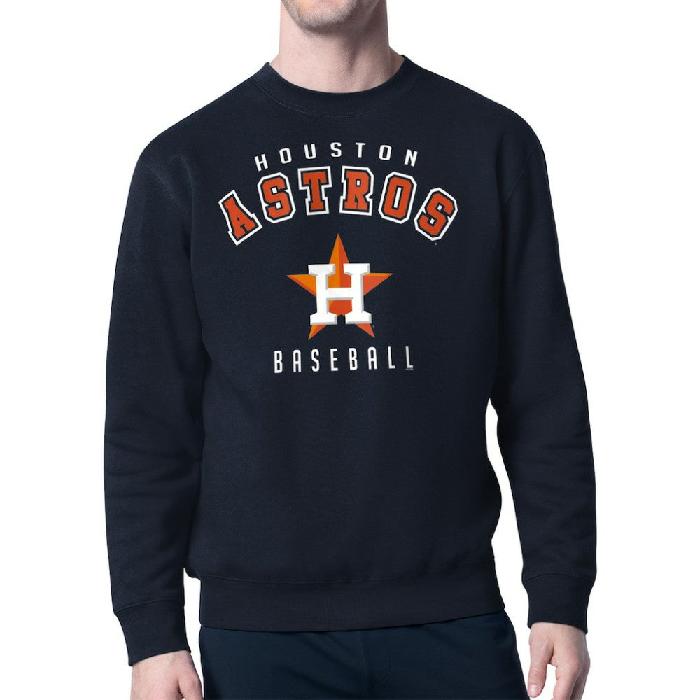 Houston Astros Starter Team Logo Fleece Pullover Sweatshirt Outlet