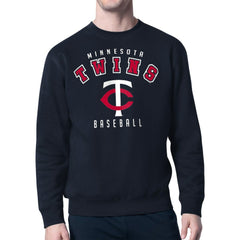 Minnesota Twins Starter Team Logo Fleece Pullover Sweatshirt Discount