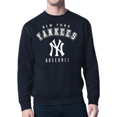 New York Yankees Starter Team Logo Fleece Pullover Sweatshirt for sale