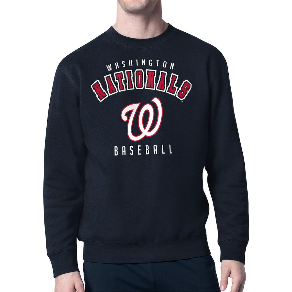 Washington Nationals Starter Team Logo Fleece Pullover Sweatshirt for sale