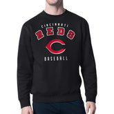 Cincinnati Reds Starter Team Logo Fleece Pullover Sweatshirt Outlet