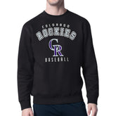Colorado Rockies Starter Team Logo Fleece Pullover Sweatshirt Discount