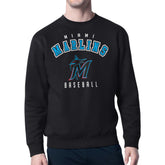 Miami Marlins Starter Team Logo Fleece Pullover Sweatshirt for sale