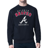 Atlanta Braves Starter Team Logo Fleece Pullover Sweatshirt Sale