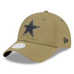 Dallas Cowboys New Era Women's 2025 Salute to Service Pony Tail Adjustable Hat - Green - NFL