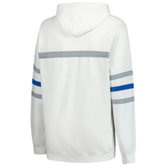 Detroit Lions Women's Plus Size Head Coach Throwback Pullover Hoodie - White - Mitchell & Ness