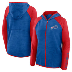 Buffalo Bills Women's Plus Size End Around Pass Full-Zip Hoodie - Royal - Fanatics