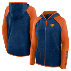 Chicago Bears Women's Plus Size End Around Pass Full-Zip Hoodie - Navy - Fanatics
