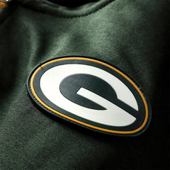 Green Bay Packers Women's Plus Size End Around Pass Full-Zip Hoodie - Green - Fanatics