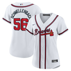 Spencer Schwellenbach Atlanta Braves Nike Women's Home Replica Jersey for sale