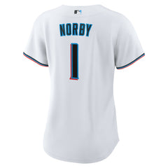Connor Norby Miami Marlins Nike Women's Home Replica Jersey Online