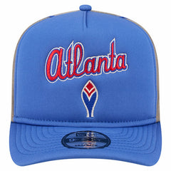Atlanta Braves New Era Vintage Arched Foam Front 9FIFTY A-Frame Adjustable Trucker Hat Online