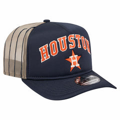 Houston Astros New Era Vintage Arched Foam Front 9FIFTY A-Frame Adjustable Trucker Hat for sale
