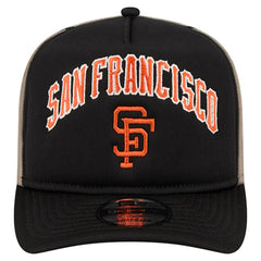 San Francisco Giants New Era Vintage Arched Foam Front 9FIFTY A-Frame Adjustable Trucker Hat for sale