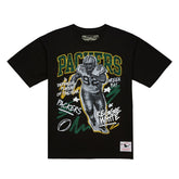 Reggie White Green Bay Packers Chalked Up Player Graphic T-Shirt - Black - Mitchell & Ness