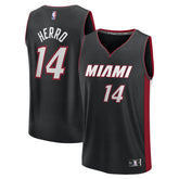 Fanatics Tyler Herro Miami Heat Fast Break Replica Player Jersey Black Icon Edition