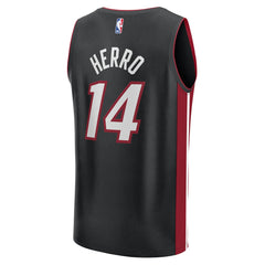 Fanatics Tyler Herro Miami Heat Fast Break Replica Player Jersey Black Icon Edition