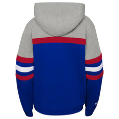 Buffalo Bills Youth Throwback Head Coach Pullover Hoodie - Royal - Mitchell & Ness