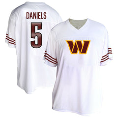 Jayden Daniels Washington Commanders Women's Plus Size Fashion Jersey - White - Fanatics
