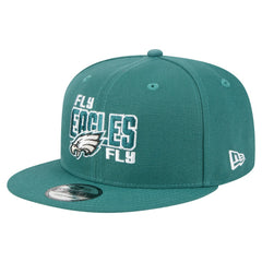 Philadelphia Eagles New Era Super Bowl LIX Champions Side Patch 9FIFTY Snapback Hat - Midnight Green - NFL