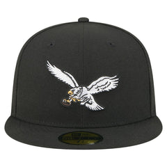 Philadelphia Eagles New Era Super Bowl LIX Champions Historic Side Patch 59FIFTY Fitted Hat - Black - NFL