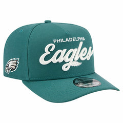 Philadelphia Eagles New Era Local Play A-Frame 9FIFTY Snapback Hat - Midnight Green - NFL