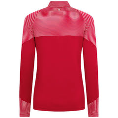 Cincinnati Reds Levelwear Women's Classic Stripes Insignia 2.0 Raglan Quarter-Zip Top Online