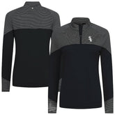 Chicago White Sox Levelwear Women's Classic Stripes Insignia 2.0 Raglan Quarter-Zip Top Near Me