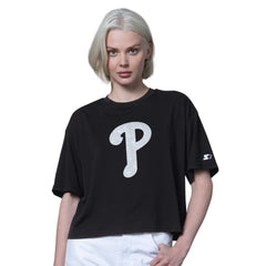 Philadelphia Phillies Starter Women's Holy Grail Boxy Cropped T-Shirt Discount