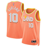 Nike Darius Garland Cleveland Cavaliers Unisex 2025/26 Swingman Jersey Orange City Edition