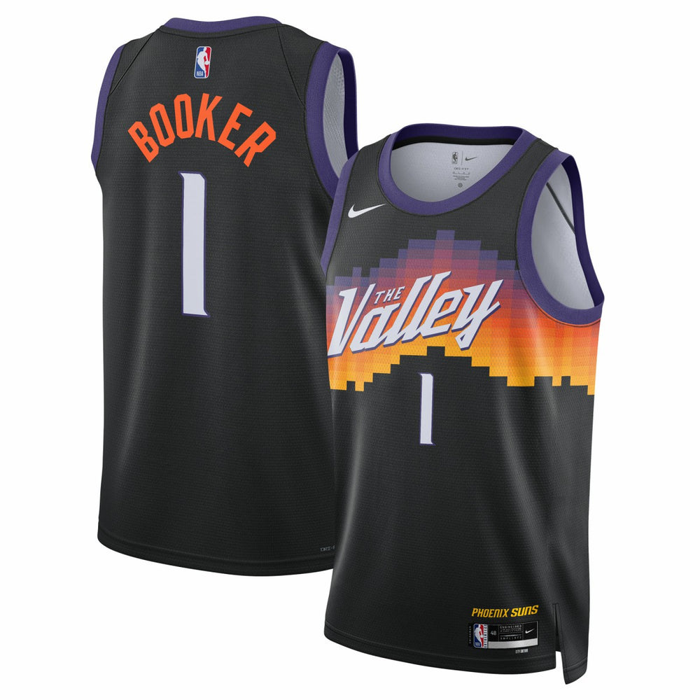 Nike Devin Booker Phoenix Suns Unisex 2025/26 Swingman Jersey Black City Edition